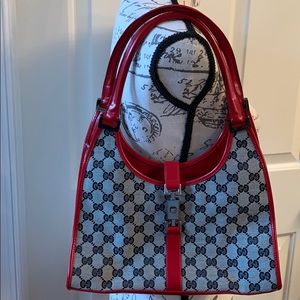 💛💛SOLD💛💛❤️❤️Gucci logo vintage Bardot handbag👠👠👜